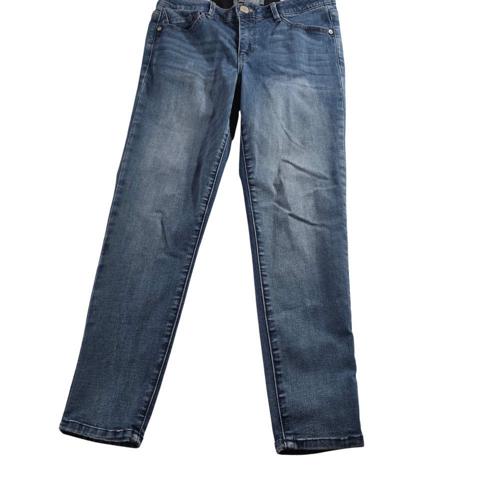 Wit & Wisdom Ab-solution Skinny Jeans Blue Petite 6P LP1610KELL